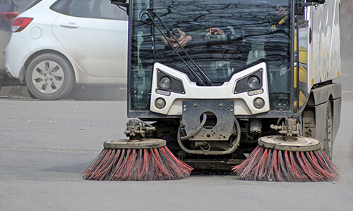 parking area sweeping